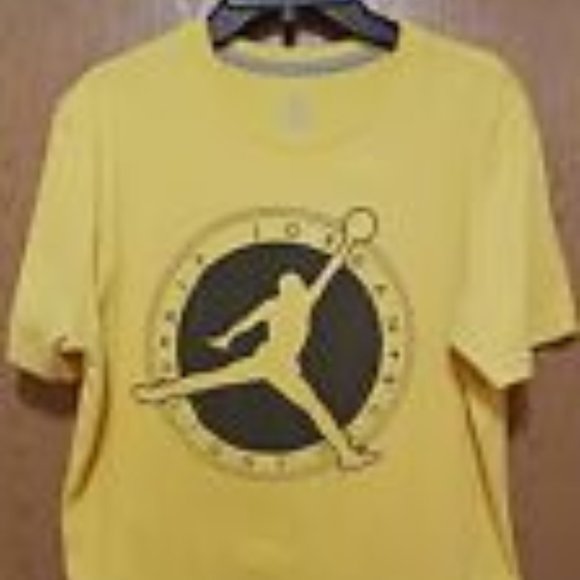 3 Jordan (T-Shirts)-(2 Black/1 Yellow)-(Pre-owned)-(Stains)-(Size-L)-$25.00 - Picture 7 of 9
